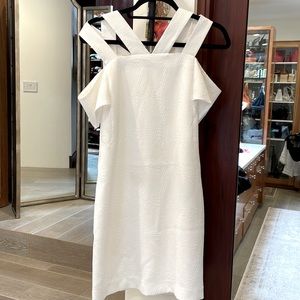 Sandro white dress size 1 in excellent condition